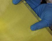 Ткани 1000д 200ГСМ Арамид желтых композиционных материалов волокна углерода пуленепробиваемые